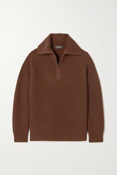 Knitwear Trends, Classy Outfits Men, Men Stylish Dress, Guys Clothing Styles, Quarter Zip Sweater, Men Fashion Casual Outfits, Clothing Brands, Loro Piana, Gentleman Style