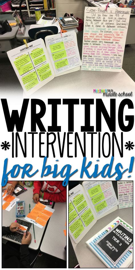 Writing Interventions for Middle Schoolers that Work!! Station Teaching, 7th Grade Writing, Writing Interventions, 6th Grade Writing, 5th Grade Writing, Ela Writing, 4th Grade Writing, Middle School Writing, Writing Instruction