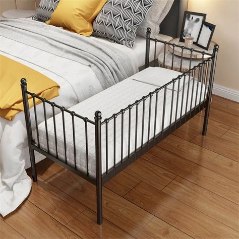 150*60cm Easy Disassembly Bed Frame Durable Iron Metal Bed Baby Crib Single Sturdy Metal Bedstead Modern Bedroom Furniture Twin - Bed Bases & Frames - AliExpress Iron Baby Crib, Iron Metal Bed, Bed Base Frame, Bed Bases, Bed Baby, Modern Bedroom Furniture, Metal Bed, Iron Metal, Baby Crib