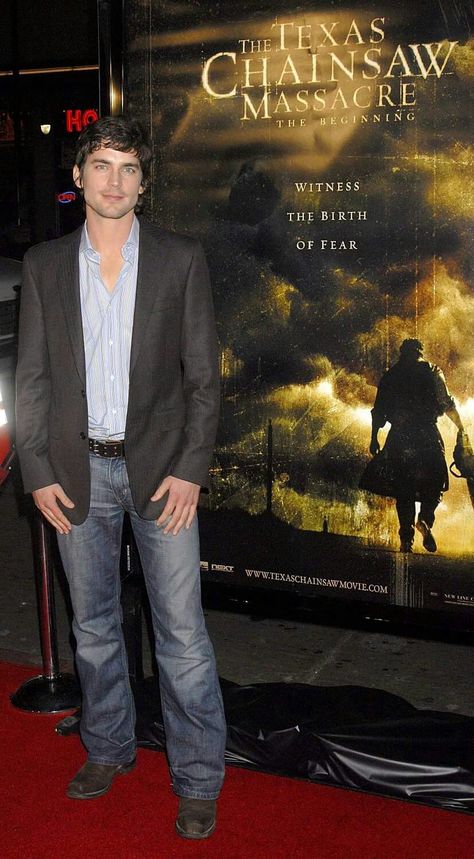 2006. Wonder if this is his first premiere Thomas Hewitt, Scary Movie Characters, Texas Chainsaw, Matt Bomer, Horror Characters, Man Candy, Fashion Plates, Scary Movies, Movie Characters