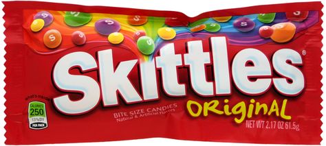 For Lisa Vannerson and her Skittles days Skittles Bag, Skittles Candy, Fruit Chews, Taste The Rainbow, Favorite Candy, Colorful Candy, Sweet Candy, Vegan Snacks, Fruit Flavored