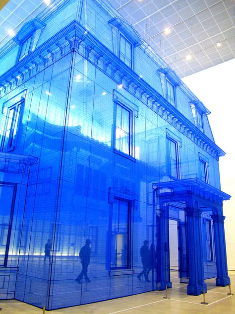 Do Ho Suh, Home within Home, 2013 Do Ho Suh, Exhibition Building, National University, Artistic Installation, Art Installation, Wire Frame, Sculpture Installation, Display Design, Booth Design