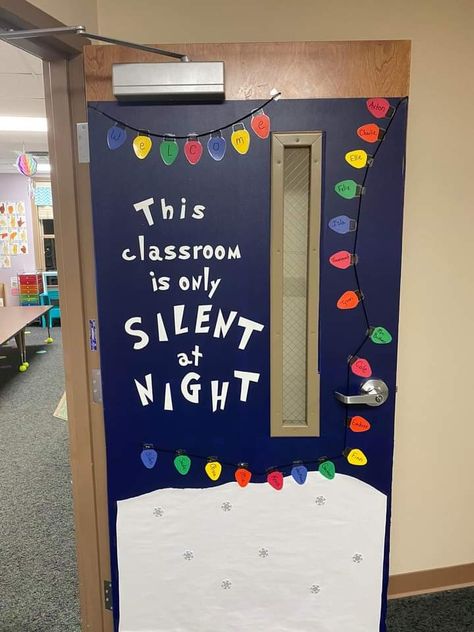 Christmas Classroom Decorations For Kids, Classroom Christmas Gifts, Winter Door Decorations Classroom, Door Decorations Classroom Christmas, Class Crafts, Classroom Christmas Decorations, Christmas Door Decorating Contest, Christmas Classroom Door, Winter Door Decorations