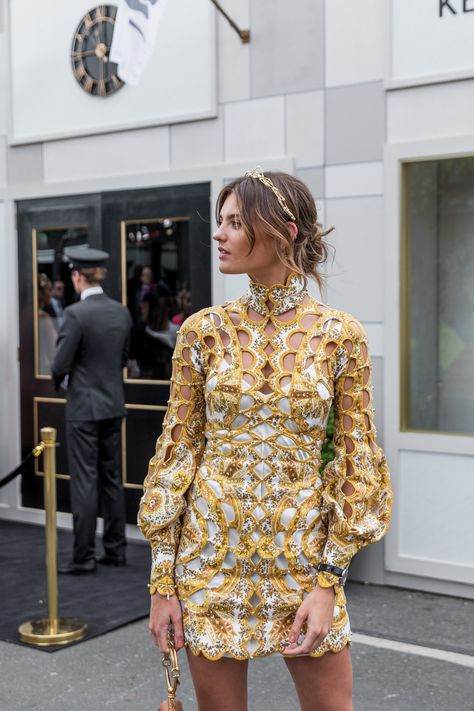 The best street style from Oaks Day 2018 – Vogue Australia Vogue Subscription, Oaks Day, Official Dresses, Derby Dress, Spring Racing, Day Fashion, Vogue Australia, Power Suit, The Best Street Style