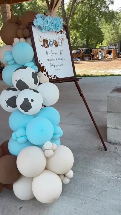 Holy Cow Baby Shower Theme Boy, Cowboy Theme Baby Shower Ideas, A Little Cowboy Is On His Way, Baby Shower Cowboy Theme, Cowboy Baby Shower Centerpieces, Western Themed Baby Shower Ideas, Little Cowboy Baby Shower Ideas, Cowboy Baby Shower Decorations, Baby Shower Vaquero