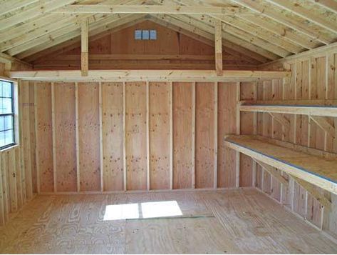 Building A Storage Shed, Storage Shed Organization, Diy Storage Shed, Pallet Shed, Wood Shed Plans, Build Your Own Shed, Cheap Sheds, Wood Storage Sheds, Shed Building Plans