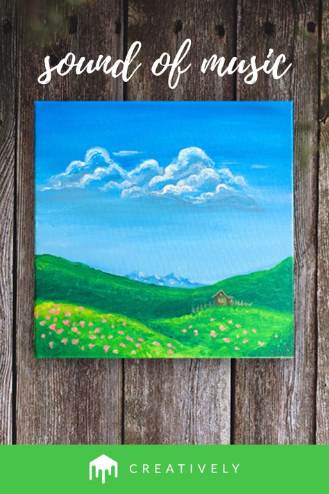 Nature Painting Ideas, Paintings On Canvas Acrylic, Colorful Acrylic Painting, Acrylic Inspiration, Landscape Acrylic Painting, Acrylic Paintings On Canvas, Relaxing Nature, Paintings Ideas, Acrylic Painting Ideas