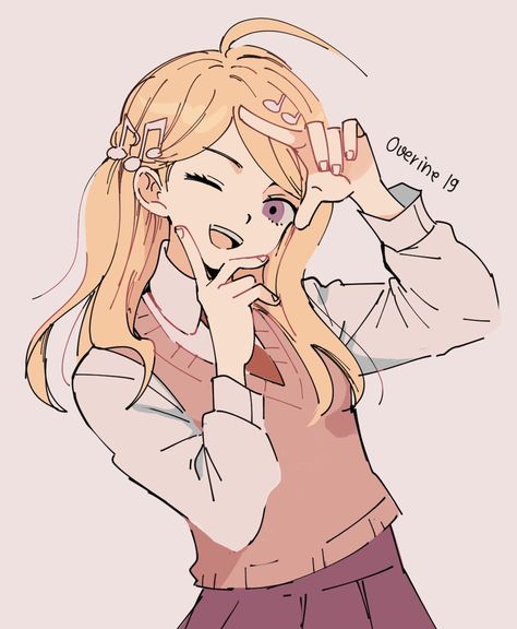 Twitter: @overine19 Kaede Akamatsu, Shuichi Saihara, Danganronpa 3, Danganronpa V3, Danganronpa Characters, Original Artists, Cutie Patootie, Best Games, Danganronpa