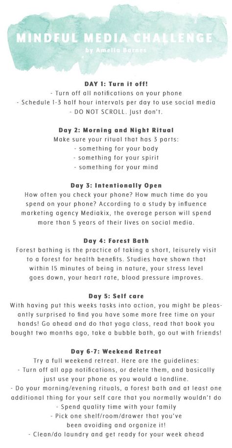 In this smartphone era, it is so easy to always feel like your are ON. If beeps, buzzing, dings, and rings are always pulling our attention in various directions, it’s no wonder we start and end our days feeling overwhelmed.   Everyone’s lifestyles are different, and while a full-on social media detox can be effective, this challenge will offer some ways you can examine and adjust your media usage to better serve your well-being and your goals. No Phone Challenge, No Social Media Challenge, Social Media Challenge, Social Media 101, Be More Mindful, Black Thumb, Detox Challenge, Week Challenge, Positive Things