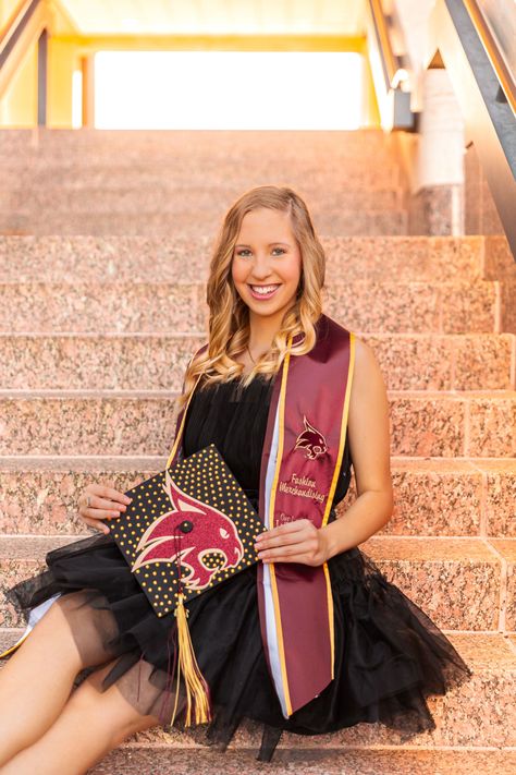 Texas State University graduate High School Graduation Cap, University Graduate, Texas State University, Cap Decoration, Graduation Cap Decoration, Cap Decorations, Insta Ideas, Texas State, Graduation Photos