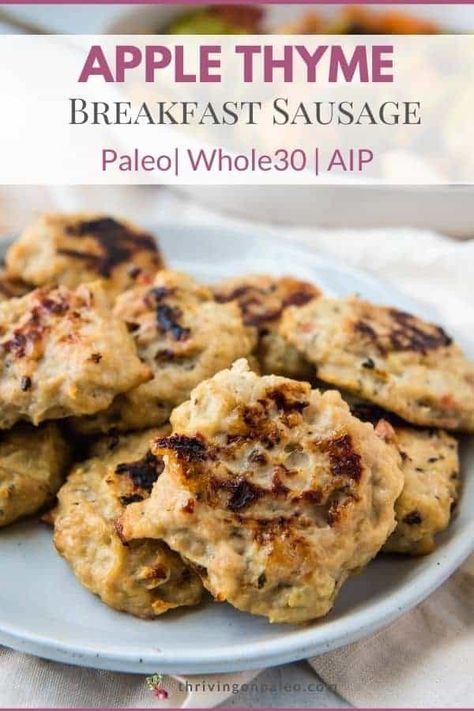 Aip Sausage, Autoimmune Paleo Breakfast, Paleo Breakfast Sausage, Paleo Autoimmune Protocol, Pork Breakfast Sausage, Aip Breakfast, Jimmy Dean Sausage, Breakfast Sausage Recipes, Aip Paleo Recipes