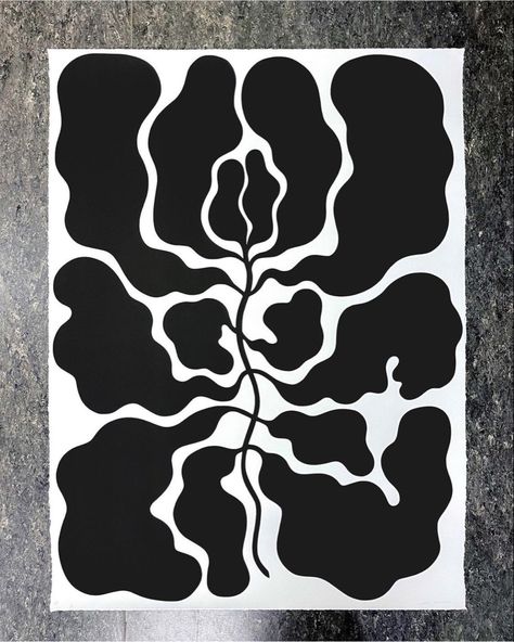 Linnea Andersson, Lisa Congdon, Gothenburg Sweden, Contact Print, Abstract Leaf, Human Language, Silkscreen Print, Pink Leaves, Gothenburg