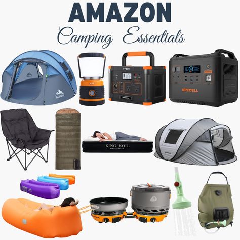 Camping Equipment Gadgets, Amazon Camping, Camping Supply List, Camping Plates, Camping Essentials List, Camping For Beginners, Camping Gadgets, Best Camping Gear, Camping List