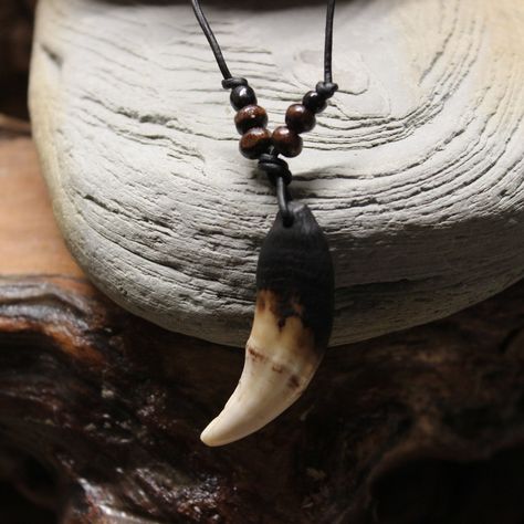 Thanks for the great review robds04 ★★★★★! https://etsy.me/34m2Bfd #etsy #wolftoothnecklace #wolftooth #wolfpendant #wolfteeth #wolfnativeamerican #wolf #wolfteethnecklace #toothnecklace #wolfjewelry Teeth Necklace, Large Wolf, Wolf Tooth Necklace, Teeth Aesthetic, Largest Wolf, Primitive Jewelry, Native American Wolf, Wolf Tooth, Wolf Teeth