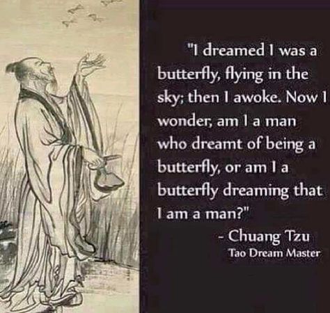 Nature of a dream Chuang Tzu, Lao Tzu Quotes, Francis Picabia, Dream Master, Zen Quotes, Tao Te Ching, Sound Meditation, Om Namah Shivaya, Lao Tzu