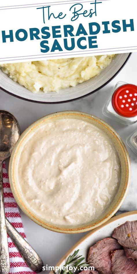 How To Make Horseradish, Horseradish Sauce Recipe, Prime Rib Sauce, Roast Beef And Horseradish, Natashas Kitchen, Homemade Horseradish, Horseradish Recipes, Creamy Horseradish, Prime Rib Roast Recipe