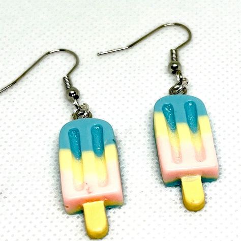 Unmissable deal! Colorful Fun Fashion Popsicle Earrings - Unique Summer Fun Jewelry, now at an incredible price of $12.00! Grab it now! #HandmadeDainty #JewelryCasual #PinkBlue #FunCuteUnique #FashionTrendy #IceCreamEarrings #SummerPopsicleFun #ColorfulDangle #SummerFun #HandmadeDangle Popsicle Earrings, Fun Jewelry, Earrings Unique, Fun Fashion, Popsicles, Unique Earrings, Amazing Jewelry, Summer Fun, Pink Blue