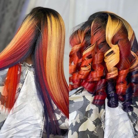 Fall Hair Colors 2023 Black Women, Best Hair Colour For Black Women, Winter Hair Color Ideas For Black Women, Natural Hairstyles With Color, Fall Hair Colors For Black Women, Cotton Candy Hair, Trending Hair, Bold Hair Color, Cute Hair Colors