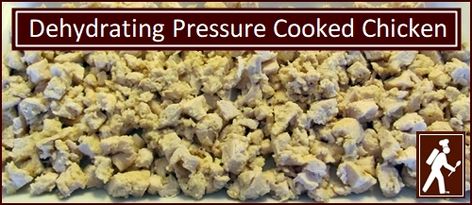 Pressure Cooked Chicken, Dehydrate Chicken, Dehydrated Soup, Backpacking Recipes, Pressure Cooking Chicken, Dehydrated Chicken, Trail Food, Dehydrating Food, Pressure Cooking Recipes