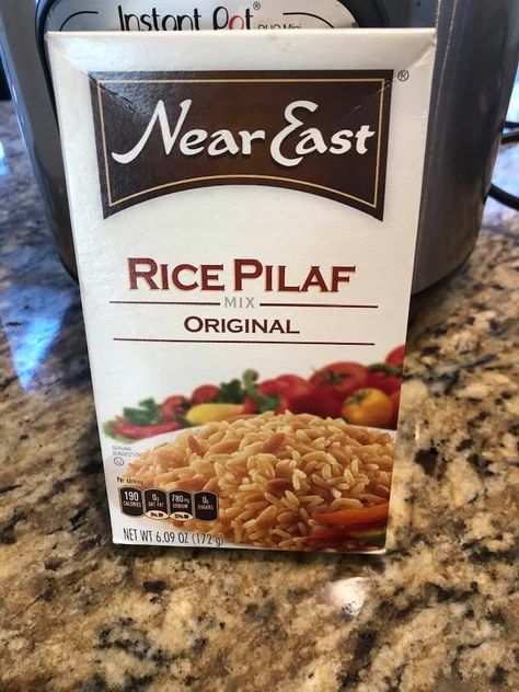 Instant Pot, How to Make Boxed Rice Pilaf in the Instant Pot Toasted Orzo, Almond Rice Pilaf, Knorr Rice Sides, Almond Rice, Rice Pilaf Recipe, Garlic Rice, Fancy Dishes, Rice Mix, Rice Pilaf