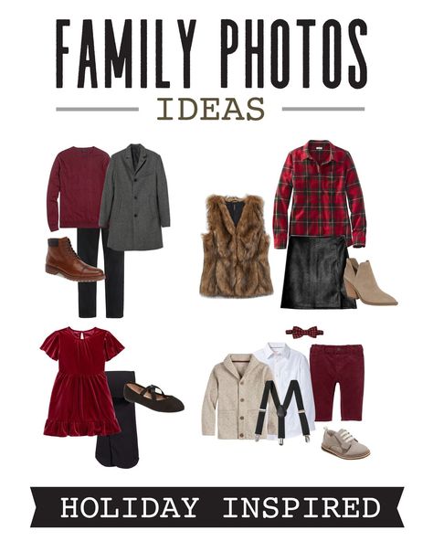 Family Christmas Picture Outfit Ideas 2019-2020   Matching Family Photo (men's, women's, children's) Christmas Outfits 2019 Family Photos Ideas, Christmas Outfit Ideas For Family, Holiday Photos Outfits, Family Christmas Pictures Outfits, Christmas Photos Outfits, Family Photo Outfits Winter, Family Photo Outfit Ideas, Christmas Pictures Outfits, Family Portrait Outfits