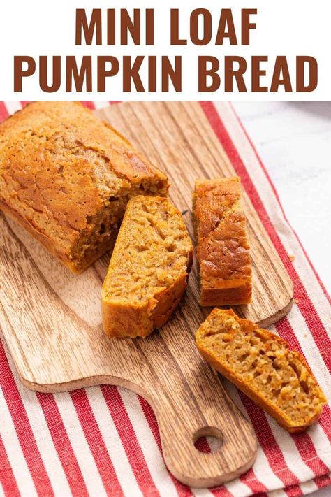 Small Pumpkin Bread Loaves, Mini Pumpkin Bread Loaves Gifts, Mini Pumpkin Loaf, Single Serve Pumpkin Bread, Mini Loaf Pumpkin Bread Recipe, Mini Pumpkin Bread Loaves, Mini Pumpkin Bread, Mini Loafs, Mini Bread Loaves