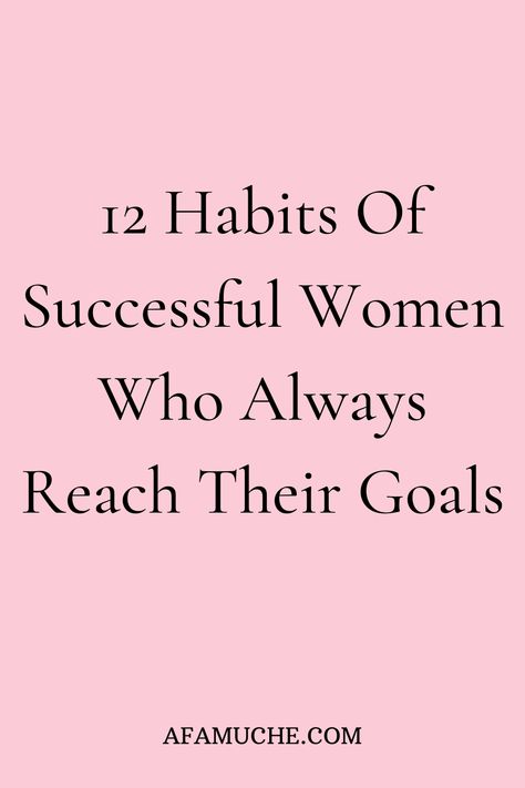 If you are interested in learning how to be a successful woman, habits of successful women, style of successful women, how to become a successful woman, morning routine for successful women, routine for successful women, goals for successful women, you must ensure that these twelve habits are inculcated in your daily living #selfgrowth #successfulwomantips #selfimprovement #whoisasuccessfulwoman #tipstobeasuccessfulwoman Tips To Success, Successful Women Habits, Ways To Be Successful, How To Be Successful In Life, How To Be Successful, Woman Morning Routine, Successful Women Style, A Successful Woman, Habits Of Successful Women