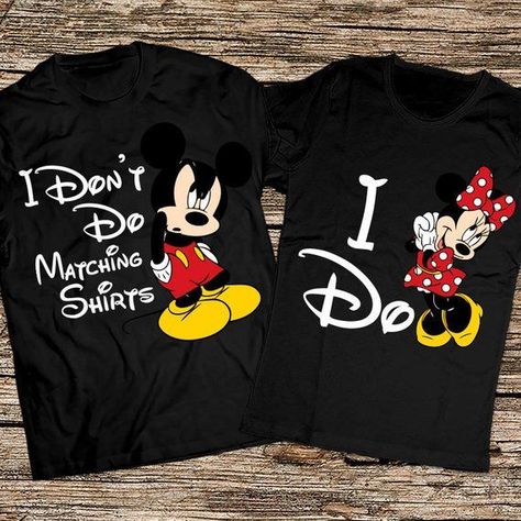 Funny disney couple shirts I dont do matching shirts I dont do matching shirts Mickey and Minnie couple shirts Disney couple shirt - Funny Womens Shirts - Ideas of Funny Womens Shirts #funnywomeneshirts #womenshirts -   Funny disney couple shirts I dont do matching shirts I | Etsy Humor Disney, Funny Disney Shirts, Disney Couple, Funny Couple Shirts, Disney Couple Shirts, Disney Shirts For Men, Mickey Mouse And Minnie Mouse, Funny Kids Shirts, Matching Disney Shirts