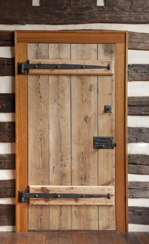 Log cabin interior