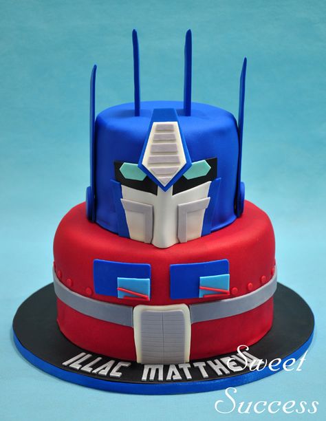 Prime Cake, Optimus Prime Cake, Transformers Birthday Cake, Dino Birthday Cake, Transformers Cake, Transformers Birthday Parties, Transformer Party, Transformer Birthday, Cake Templates