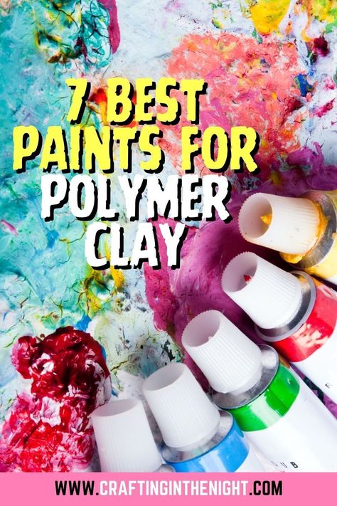 It is widely agreed that the best paints for polymer clay are water-based acrylic paints. Alcohol inks, mica powders, and oil paints also stand out as excellent options for this medium. Experimenting with different painting techniques and mediums can add a unique touch to your polymer clay creations. If it is your first time working with polymer clay and you are looking for some of the best options, take a look at the article.#art #polymerclay #paint #colors #artsupplies #craftinginthenight Paint Polymer Clay How To, Polymer Clay Painting Techniques, Painting On Polymer Clay, Polymer Clay On Canvas, Things To Make With Polymer Clay, Polymer Clay Ideas For Beginners, Paint Polymer Clay, Painting Polymer Clay, Different Painting Techniques