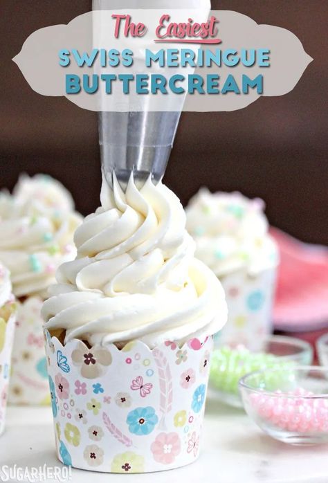 Swiss Meringue Buttercream Recipe, Frosting Buttercream, Meringue Frosting, Swiss Buttercream, Buckwheat Cake, Baking Measurements, Meringue Powder, Fine Dining Recipes, Salty Cake