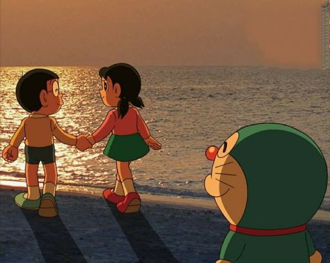 Nobita And Shizuka Love Images Full Hd, Nobita And Shizuka Love Images, Doraemon Aesthetic, Nobita And Shizuka, Doraemon And Nobita Friendship Wallpaper, Romantic Cartoon Images, Doremon Nobita, Hug Images, Cartoon Art Drawing