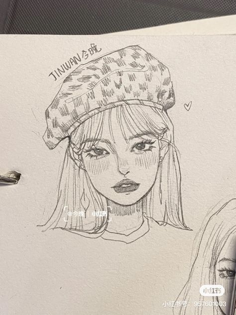 jennie, jennie kim, nieeh, drawing, jennie art, easy drawing 얼굴 드로잉, Indie Drawings, Girl Drawing Sketches, Animation Art Sketches, Cute Sketches, Kpop Drawings, Easy Drawings Sketches, Arte Sketchbook, Dessin Adorable