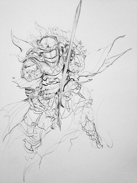 kekai kotaki: Kekai Kotaki, Souls Art, Armor Drawing, Warrior Drawing, Drawing Hair Tutorial, 그림 낙서, Dark Souls Art, Armadura Medieval, 흑백 그림