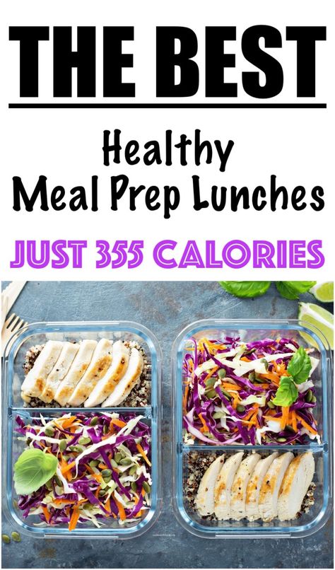 Meal Prep Chicken Quinoa Slaw {JUST 355 CALORIES} Quinoa Meal Prep, Chicken Quinoa Recipes, Meal Prep Salads, Chicken With Quinoa, Meal Prep Chicken, Meal Prep Lunches, Chicken Quinoa Salad, Low Calorie Chicken, Metabolism Boosting Foods