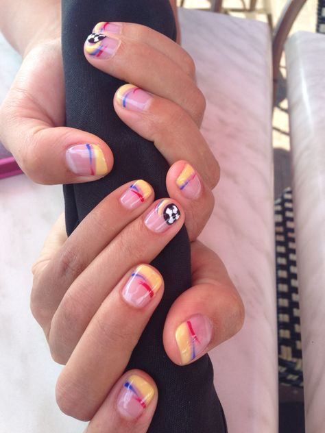 Colombia Nails Art, Colombian Inspired Nails, Colombia Inspired Nails, Colombia Nails, College Graduation Pictures, Graduation Pictures, College Graduation, Nail Design, Makeup Nails