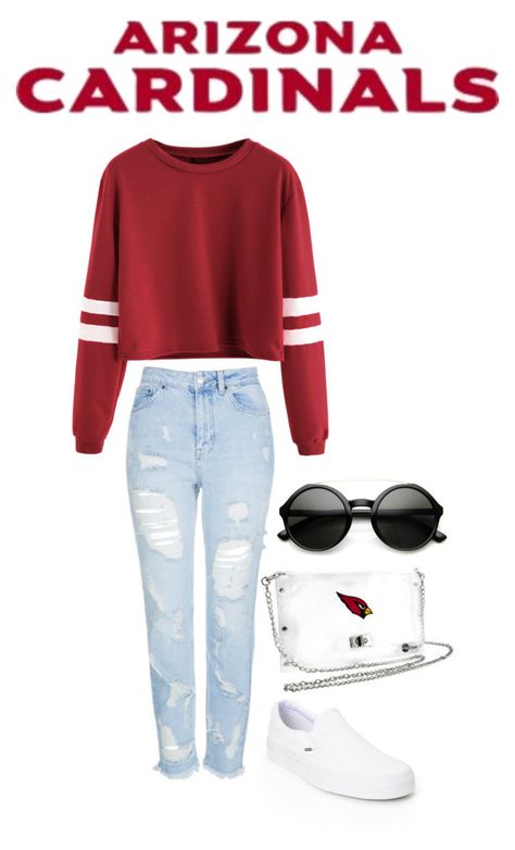 Arizona Cardinals Inspired Outfit #AZCardinals #NFLFanStyle Az Cardinals, Nfl Fans, Arizona Cardinals, Cardinals, Arizona, Outfit Inspirations, Acne, Off White, Streetwear Brands