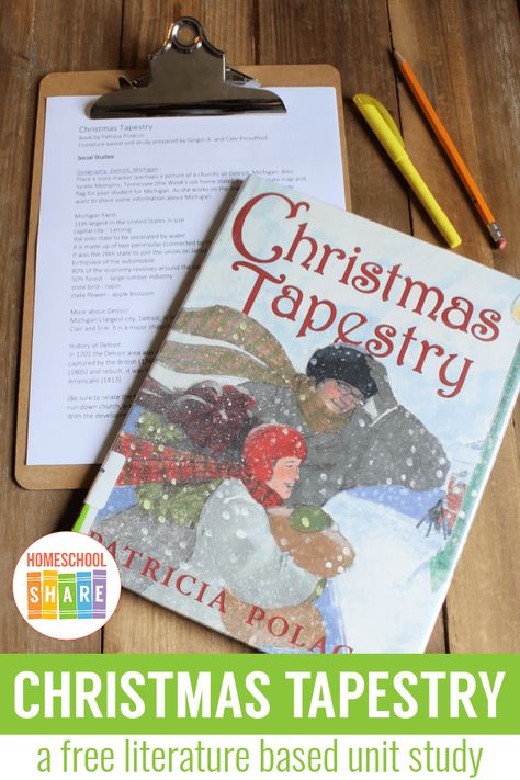 Christmas Unit Study Homeschool, Unit Study Homeschool, Christmas Learning Activities, Homeschool Christmas, Christmas Novel, Homeschool Holidays, Christmas Learning, Christmas Eve Service, Unit Studies Homeschool