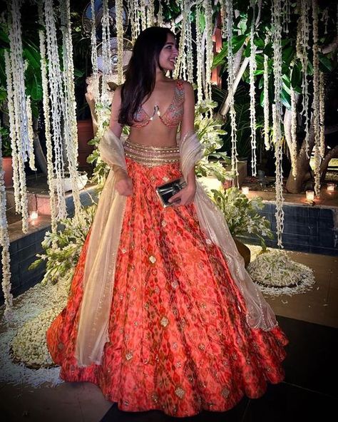 Bridal Asia on Instagram: "@qbikofficial at @bridalasia @tarinimanchanda looking striking in a flaming orange lehenga with intricate details by @qbikofficial BRIDAL ASIA, MUMBAI 🗓17th & 18th February, 2023 📍JIO World Convention Centre Pavilion 2, Bandra Kurla Complex Qbik's (@qbikofficial) collections celebrate harmony which is attained through the path of chaos! Their creations highlight the distinctive styles and sensibilities. The label experiments with the use of cuts and colours combine Orange Lehenga Colour Combinations, Lehenga Color Combinations, Bridal Asia, Orange Lehenga, February 2023, Indian Couture, Colour Combinations, Convention Centre, Cut And Color