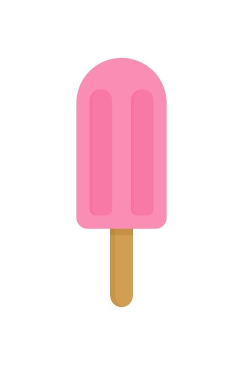 Popsicles Packaging, Flat Design Ideas, Popsicle Art, Tufting Rug, Ice Cream Logo, Popsicle Party, Stick Drawings, Simple Birthday Party, Ice Cream Art