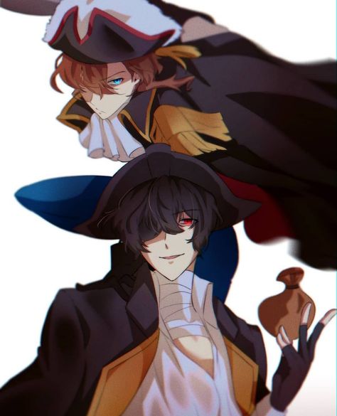 We need a pirate AU Bsd Pirate Au, Ranpoe Bsd, Angry Puppy, Bsd Soukoku, Dazai Osamu, Bongou Stray Dogs, Stray Dogs Anime, Stray Dogs, Bungo Stray Dogs