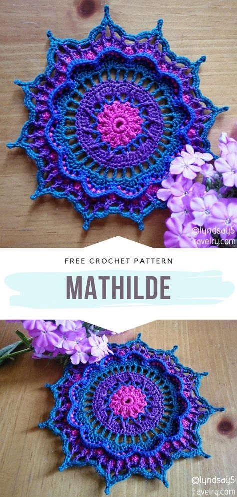 Crochet Lace Mandala Pattern, Crochet Circle Doily, Crochet Mandala Placemats, Mini Doily Crochet Pattern, Crochet Paisley Free Pattern, Small Crochet Mandala Free Pattern, Superfine Yarn Crochet Patterns, Crochet Flower Mandala, Doily Patterns Free