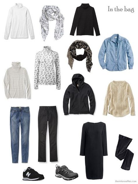 A travel capsule wardrobe with what to pack for Dublin, Ireland in winter London Capsule Wardrobe, Ireland Outfits, Travel Outfit Winter, Ireland Clothes, Outfits Capsule Wardrobe, Black Velour Dress, Winter London, The Vivienne Files, Vivienne Files