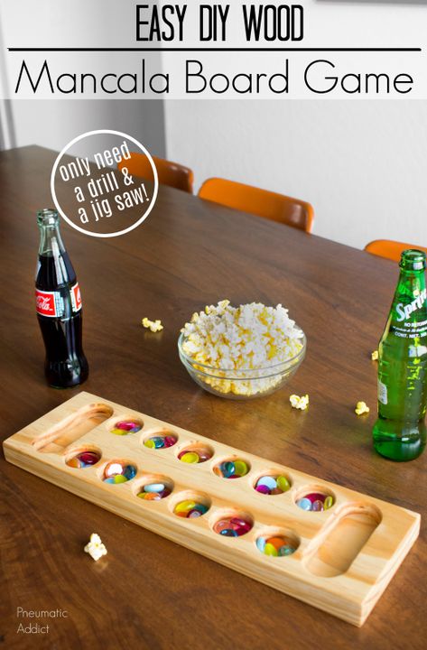 Mancala Game Diy, Diy Wood Shim Projects, Diy Mancala Game, Diy Wooden Games, Mancala Board, Mancala Game, Board Games Diy, Wooden Board Games, Crafts For Teens To Make