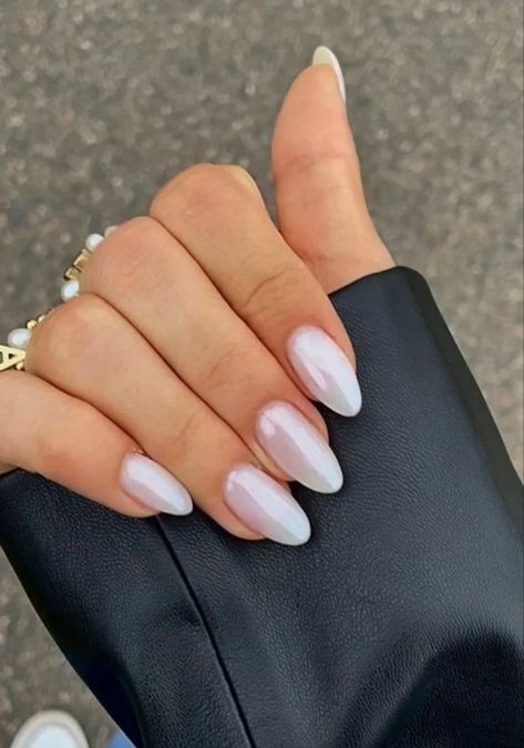 Almond Nails Anc, Wedding Guest Nails Ideas Almond, Work Appropriate Nails, Acrylic Gel Nails, Valentine Nails, Prom 2024, Colorful Nails, Pearl Nails, Long Acrylic