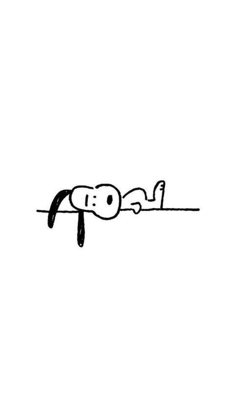 Snoopy Tattoo, Desain Pantry, Snoopy Wallpaper, 강아지 그림, Snoopy Pictures, Snoopy Love, Mini Drawings, Cute Easy Drawings, Simple Doodles