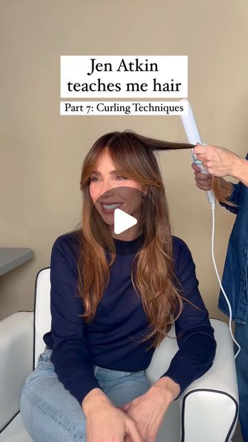 Founder/CCO/Hairstylist on Instagram: "let us know if you try the crochet curling effect 🥲 for maximum results, try this technique with the new @mane_____ extended length curling iron attachment" Different Curling Techniques, Curling Techniques, Jen Atkin, Curling Iron, Hair Stylist, Let It Be, Crochet, Hair, On Instagram