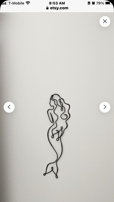 Mermaid Tattoo Outline, Mermaid Line Art, Small Fairy Tattoos, Disney Amor, Swimming Tattoo, Mermaid Tattoo Designs, One Line Tattoo, Sea Tattoo, Simple Tattoo Designs