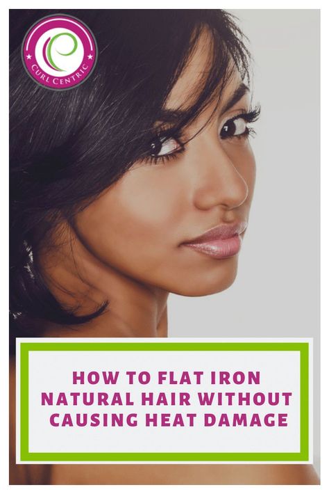 Sometimes we want to go for straight and flat hairstyles regardless if there's an occasion that warrants it or not! Learn how to flat iron your natural hair without causing heat damage with the help of this guide. Click to continue. Curly Hair Regimen, Flat Iron Natural Hair, Hairstyles Layers, Ciara Hair, Black Natural Hair, Oil For Curly Hair, Celebrity Short Hair, Hair Without Heat, Best Natural Hair Products